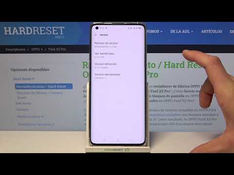 Cómo activar opciones de desarrollador en OPPO Find X2 Pro - activar desarrollador