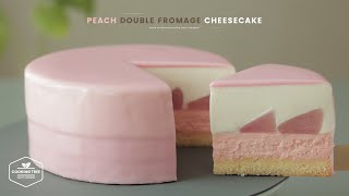 핑크빛에 퐁당🍑 복숭아 더블 프로마쥬 치즈케이크 만들기 : Peach Double Fromage Cheesecake Recipe | 4K | Cooking tree