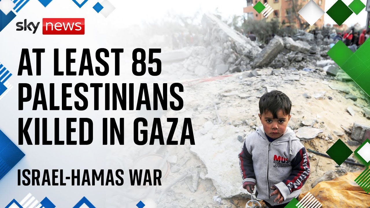At least 85 Palestinians killed as Israel expands ground operations in Gaza