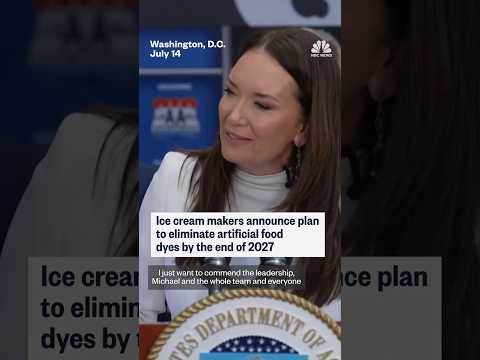 Ice cream makers announce plan to eliminate artificial food dyes by the end of 2027