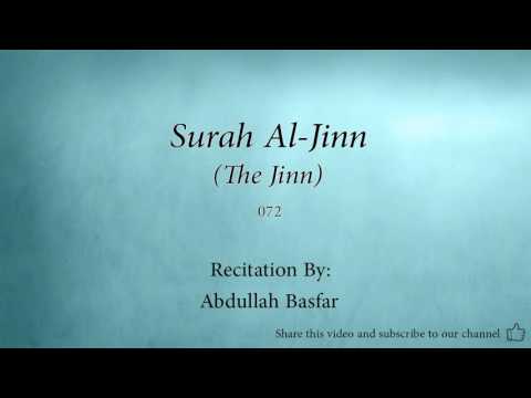 Surah Al Jinn The Jinn   072   Abdullah Basfar   Quran Audio