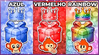 🎁🤩 ESCOLHA SEU PRESENTE | 60 desafios | Será que você vai ter sorte nas escolhas? #quiz #macaquiz