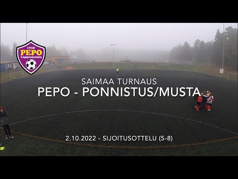 Saimaa turnaus - PEPO vs PONNISTUS/MUSTA Sijoitusottelu (5-8)