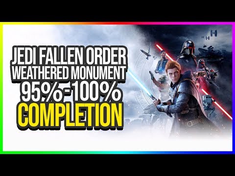 Star Wars Jedi: Fallen Order - Weathered Monument 95% to 100% EXPLORED! (Easy Tips & Tricks Guide)