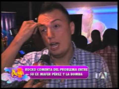 Rocko comenta sobre el problema entre su ex Mafer Pérez y La Bomba
