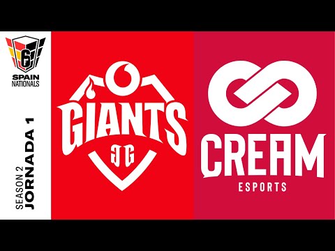 R6 Spain Nationals S2 - Jornada 1 - Vodafone Giants vs Cream Esports #R6SpainNationals