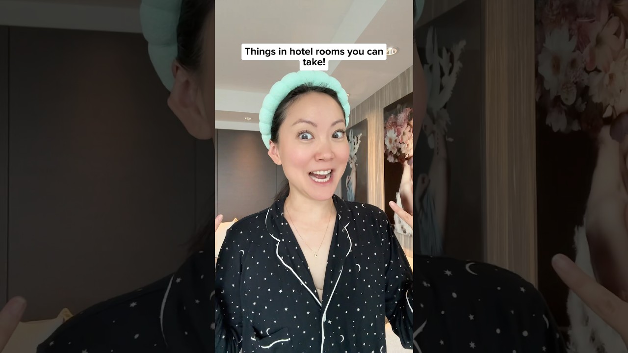 Things you can take from hotel rooms!