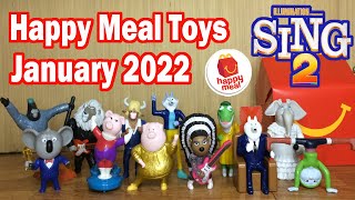 McDo January 2022 Happy Meal Sing 2 Unboxing