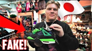 JAPAN THRIFT SHOPPING! $250 FAKE Air Jordans in TOKYO!?