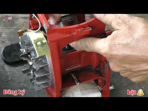 Sửa máy cưa Makita E3435 cho anh Lợi ở Lục Ngạn, Bắc Giang. Máy mắc hơi hỏng lửa...