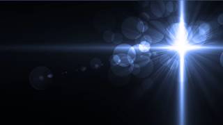 Glowing Blue Cross Flares