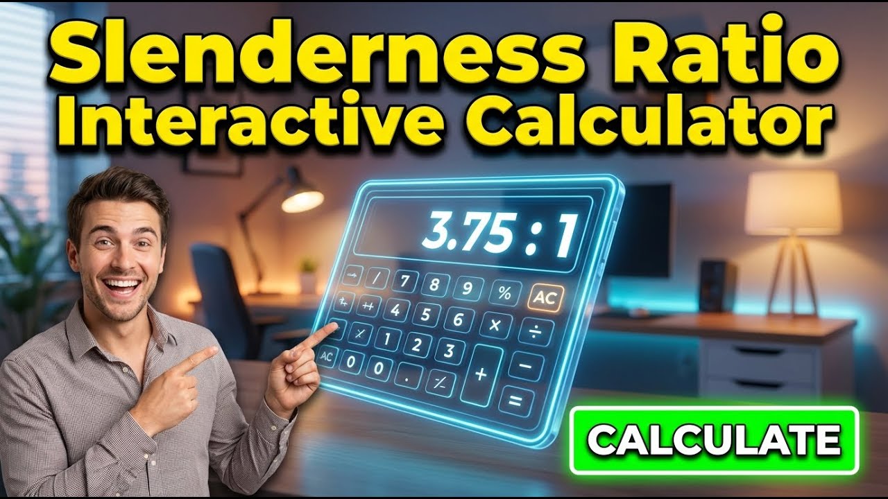 Slenderness Ratio Interactive Calculator