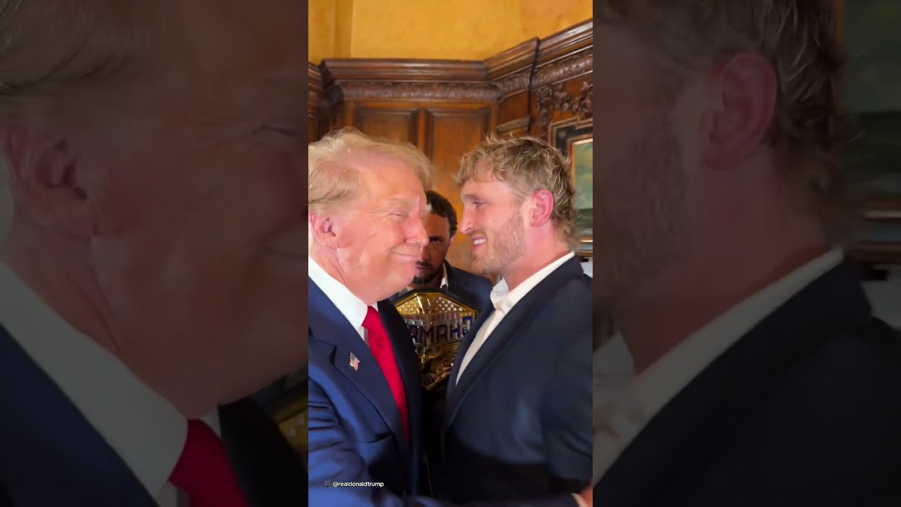 Donald Trump and Logan Paul FACE OFF 👀
