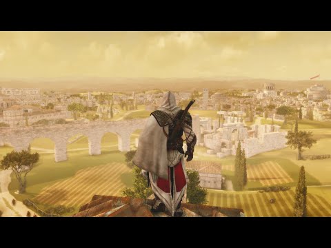 Walking through Rome - Campagna District - Assassins Creed Brotherhood Remaster (2022)