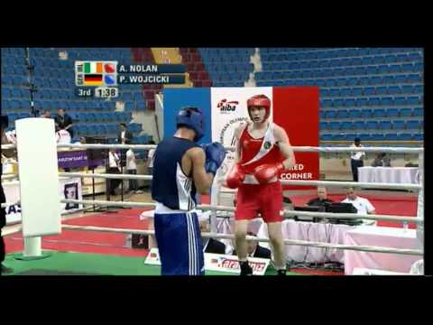 Welter (69kg) Final - Nolan (IRL) vs Wojcicki (GER) - 2012 European Olympic Qualifying Event