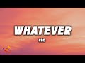 CRO - WHATEVER [Lyrics]