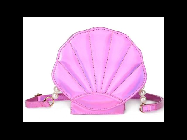 Vídeo relacionado con AUNGCSHE Bolsos de Hombro para Chica, Bolso de Mano para Chica, con Asa Superior de Perlas,Temática de Sirena y Conchas Marinas, para Compras y Viajar (Rosa)