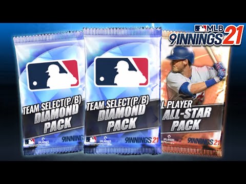MLB 9 Innings 21 - Two Team Select Diamond and All-Star Player Pack Opening!