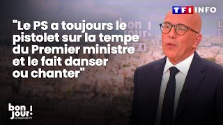 Eric Ciotti : "Le PS a toujours le pistolet sur la tempe du Premier ministre"