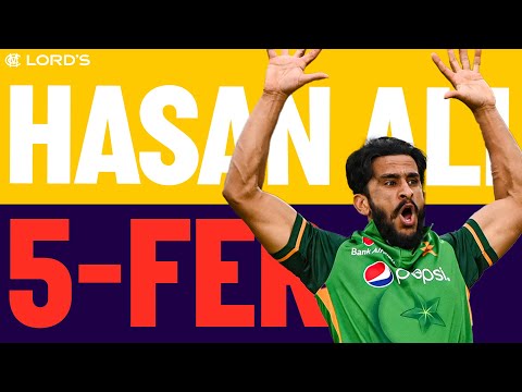 Hasan Ali SHATTERS England's Stumps to Get on the Board! | England v Pakistan 2021 | Lord's