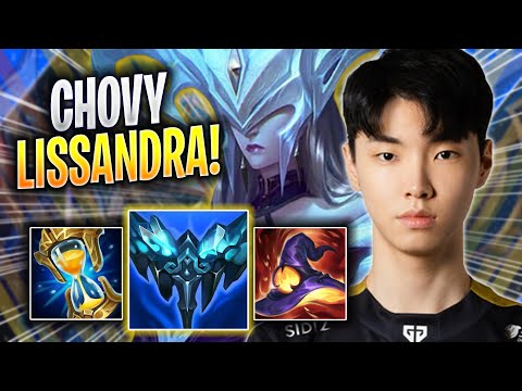 CHOVY IS SO CLEAN WITH LISSANDRA! - GEN Chovy Plays Lissandra MID vs Ahri! | Season 2023