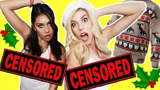 FROZEN CHRISTMAS SWEATER CHALLENGE w/ GIVEAWAY REVEAL!