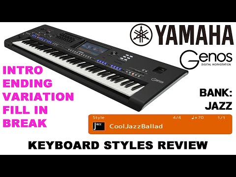 YAMAHA GENOS STYLE - JAZZ - CoolJazzBallad