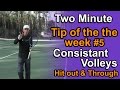 Tennis Volleys Technique for consistency - Master your Volley!