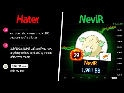 I PLAYED 100 000 HANDS AT NL100 TO HUMBLE THE HATERS
