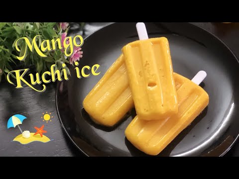 Mango popsicle recipe | Fruit lollies | summer special | mango kuchi ice in tamil | Mango icecream