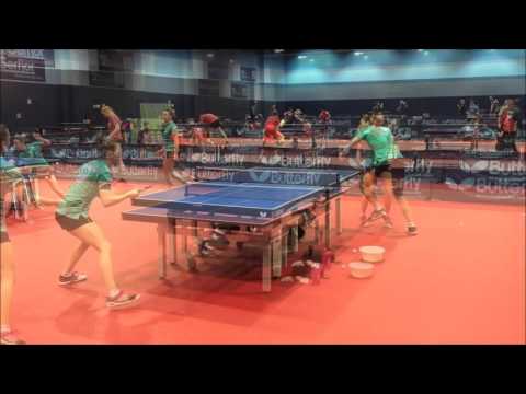 Table Tennis at WSA: Andrea Todorovic and Sarah de Nutte