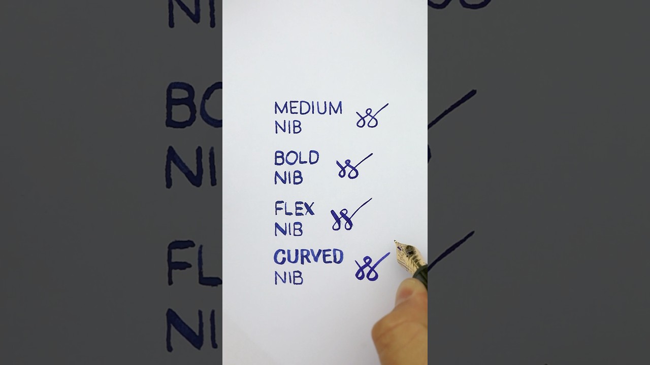 Montblanc nib testing ✒️🖤