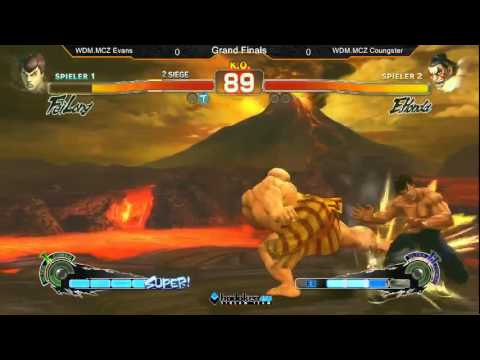Road to EVO 2012 Europe / WDM.MCZ Evans vs WDM.MCZ Coungster / Grand Finals Part 1/3
