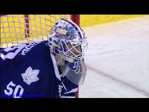 Maple Leafs @ Flames - Jarome Iginla Penalty Shot - 101216