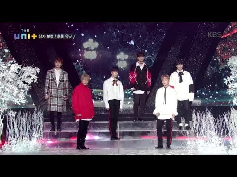 더 유닛 The Unit - 남자 보컬 초록 유닛이 들려주는 ‘12월의 기적‘ .20171216