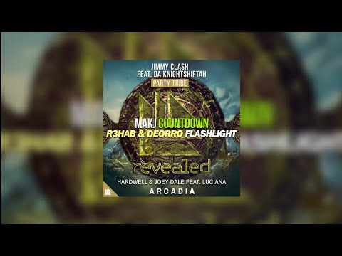 Party Tribe vs Countdown vs Flashlight vs Arcadia (Hardwell Mashup) - Jimmy Clash feat. Da Knightshi