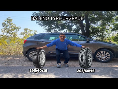 Maruti Suzuki Baleno Tyres Size Upgrade |Apollo tyre upgrade |
