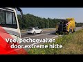 Veel pechgevallen door extreme hitte
