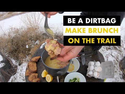 DIRTBAG EGGS BENEDICT - Easy Backpacking Meals - Fast | Breakfast | Camping | Brunch