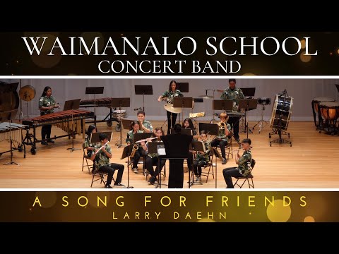 A Song for Friends | Waimanalo School Concert Band | 2023 OBDA Parade of Bands