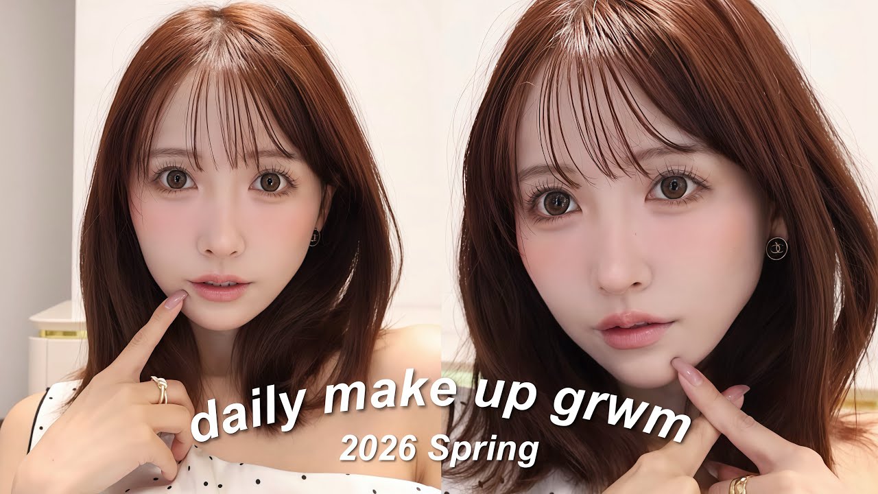 【毎日メイク】最新の私の春メイク紹介します🌸