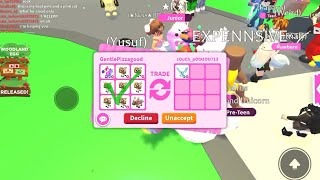 An unedited video of me playing Roblox adopt me!