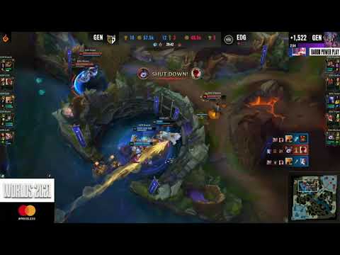 Clid never loses a smite fight | GEN G vs EDG Game 2 Worlds 2021