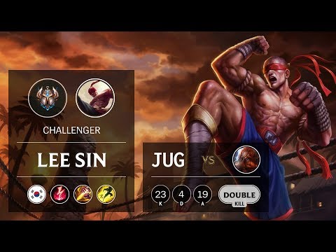 Lee Sin Jungle vs Gragas - KR Challenger Patch 9.8