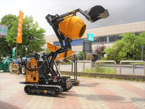 MOTOCARRIOLA KATOIMER CARRY 107 HT BOTTE IMPASTATRICE SCARICO ALTO CARRO ALLARGABILE AUTOCARICANTE