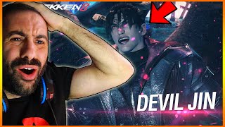 Devil Jin Looks CRAZY! Tekken 8 - Devil Jin Reveal & Gameplay Trailer | Reaction