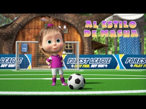 Masha y el Oso - ⚽ Doble como Masha🥇Edición de fútbol