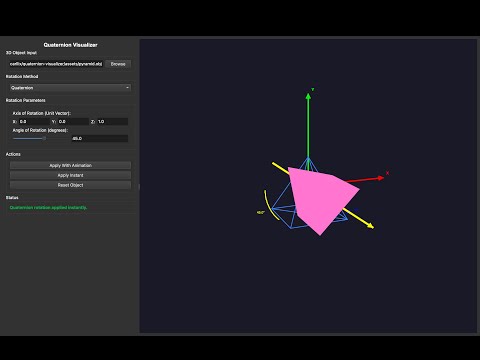 Quaternion Visualizer Demo