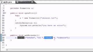 Java Video Tutorial Part 80 |  Writing to Files