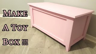 DIY Toy Chest | Toy Chest Build | Storage Chest | Easy Simple Build